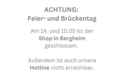 Feier- und Brückentag!