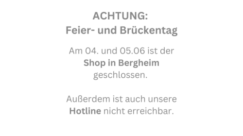 Feier- und Br&uuml;ckentag: 04. - 05.06