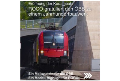 ROCO gratuliert den ÖBB