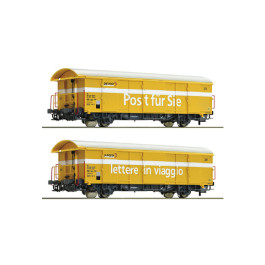 76202 Postal goods wagon Z2, yellow livery, SBB. AC version.