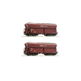 76059 2 piece set #2: Self unloading hopper wagons, RAG