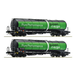 76026 2-tlg. Set: Kesselwagen, Green Cargo