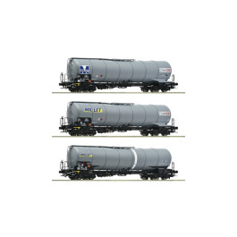 Coffret de 3 wagons citernes Millet ROCO-6600091 - UTM Modélisme