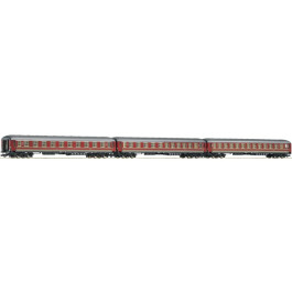 Voiture Voyageurs Roco UIC X 2ème Classe - FS 44738 - Bordeaux/Gris - HO